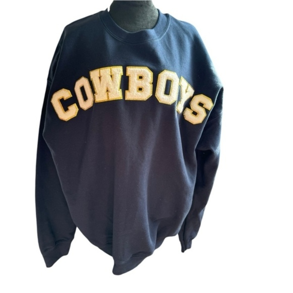 NWOT GAME DAY PATCH SWEATSHIRT: TEXAS COWBOYS 2XL